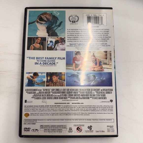 Dolphin Tale [DVD] Disc Tested, Working - Picture 2 of 3